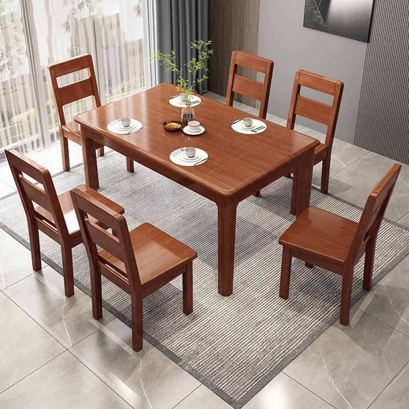 Rectangle Dining Room Table Wood Dining Table for Dining Room