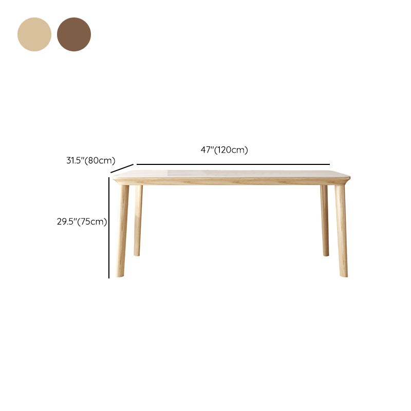 Contemporary Furniture Rectangle Stone Dining Room Table for Kitchen