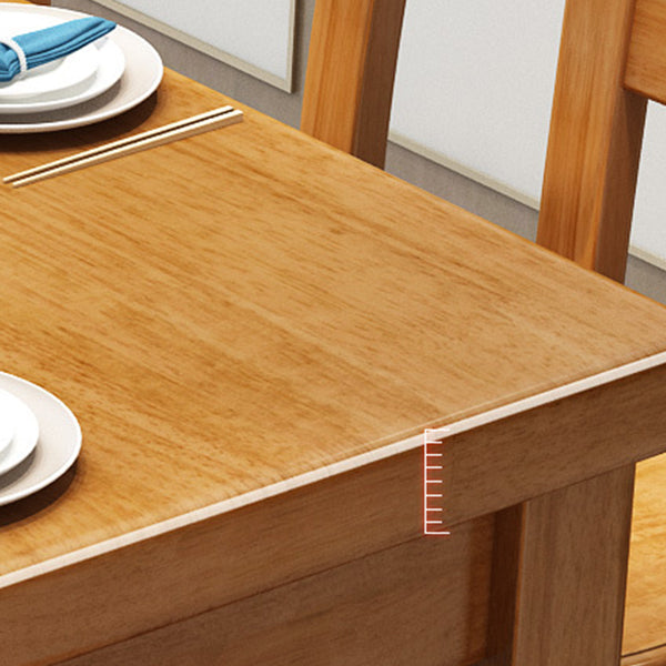 Rubberwood Solid Wood Dining Table Contemporary Dining Table