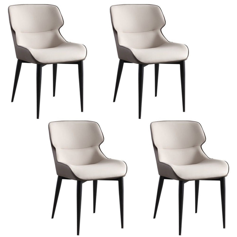Contemporary 1/4/5/7 Pieces Dining Chairs Set Stone Rectangle Furniture in White