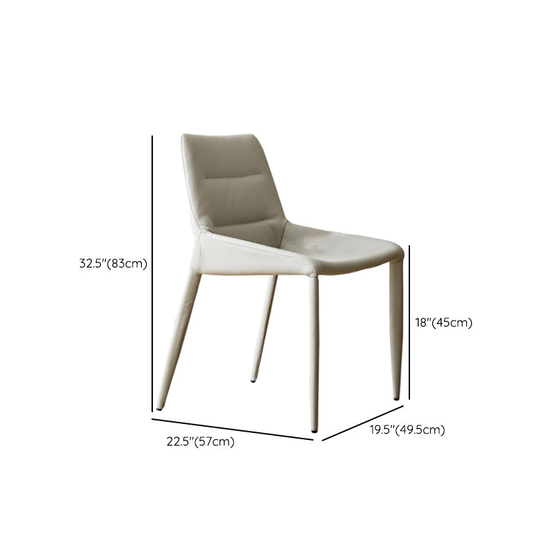 Modern Style 1/2/5/7 Pieces Dining Chairs Set Rectangle Stone Furniture in White