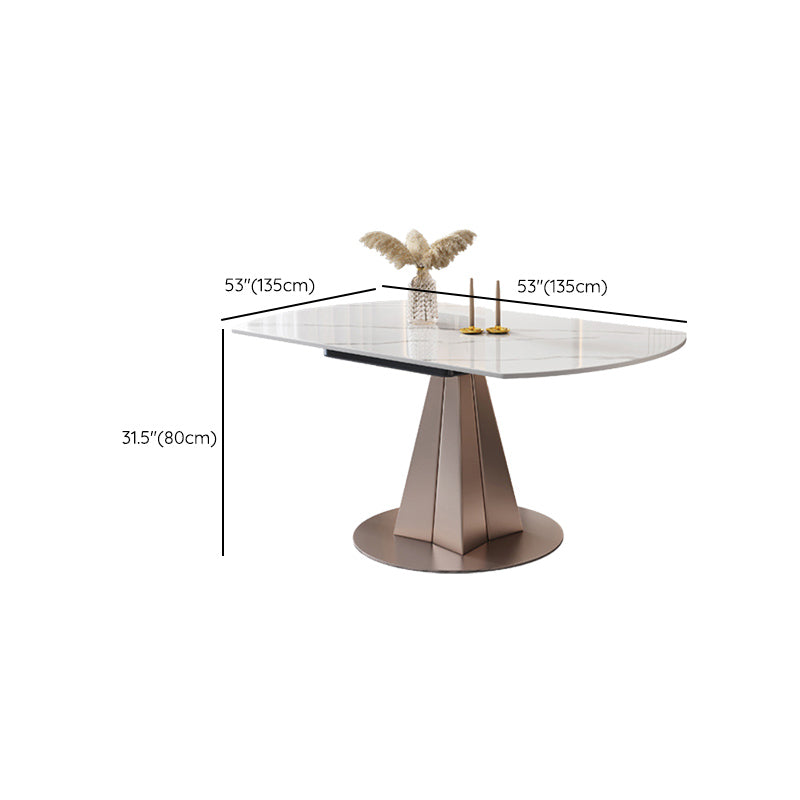 Modern 1/2/5/7 Pieces Dining Set Stone Collapsible Dining Table for Dining Room