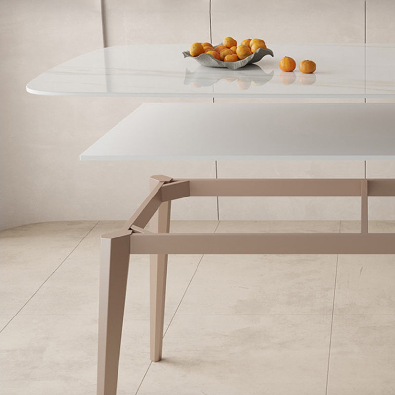 Modern 1/2/5 Pieces Dining Set Rectangle Stone Kitchen Dining Table