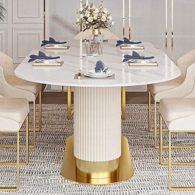 Nordic 1/4/5/7 Pieces Dining Set Stone Dining Table for Dining Room