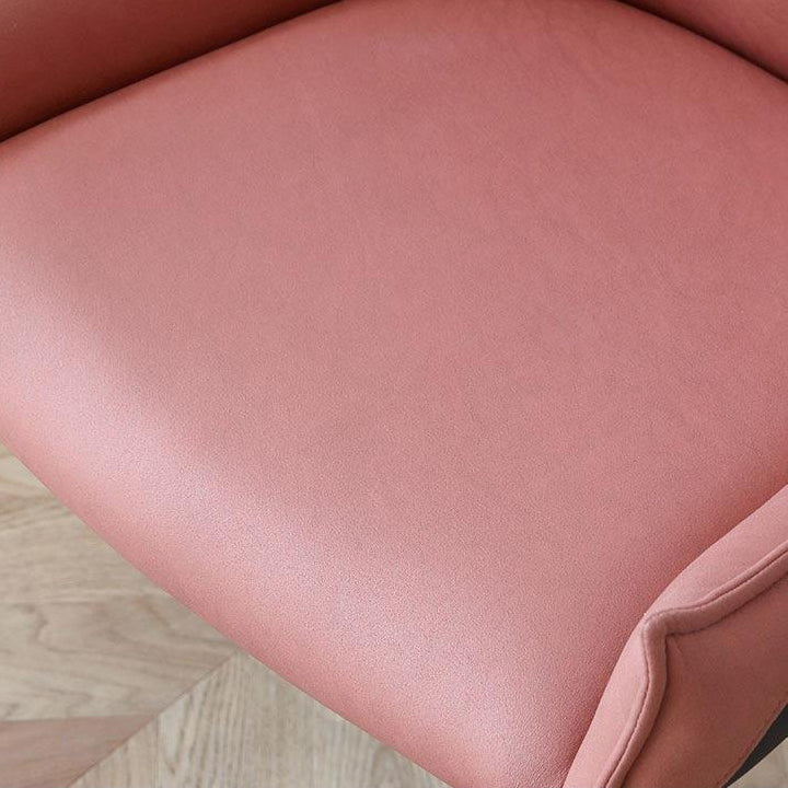 Industrial Arm Chair Metal Solid Back Dining Room Chair for Indoor