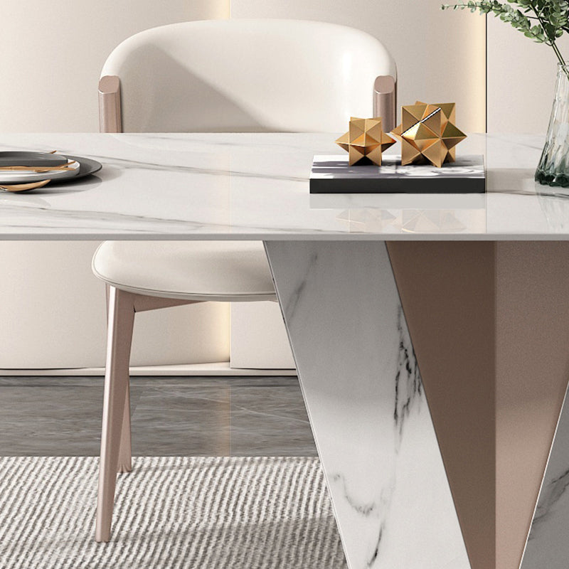 Modern Side Chair Metal Open Back Dining Room Chair for Brasserie