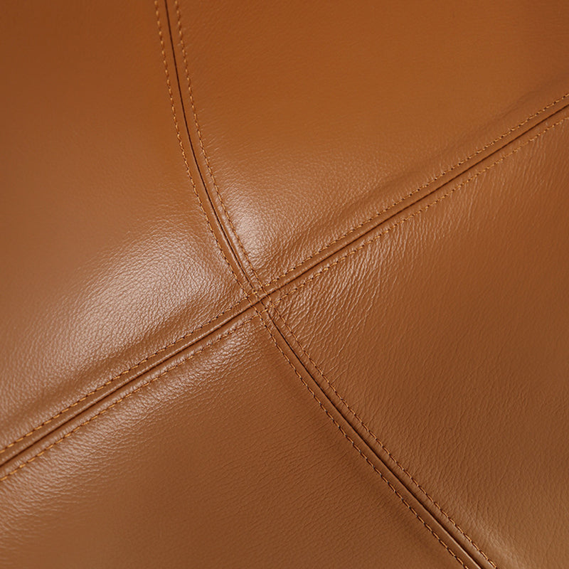 Contemporary Style Side Chair Metal Solid Back Dining Room Chair for Brasserie