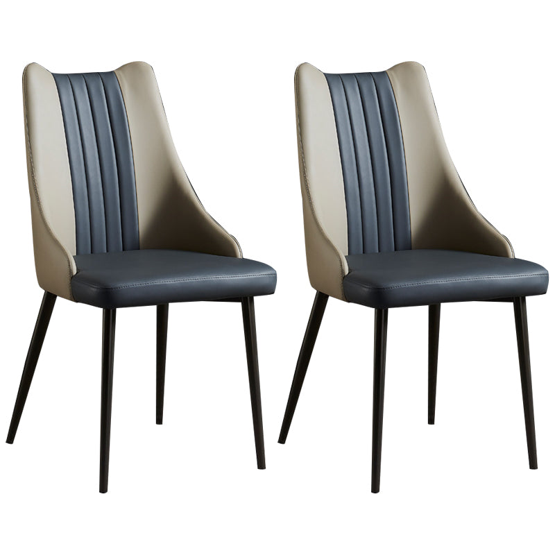 Dining Room Upholstered Chair Home Faux Leather Parsons Dining Chair