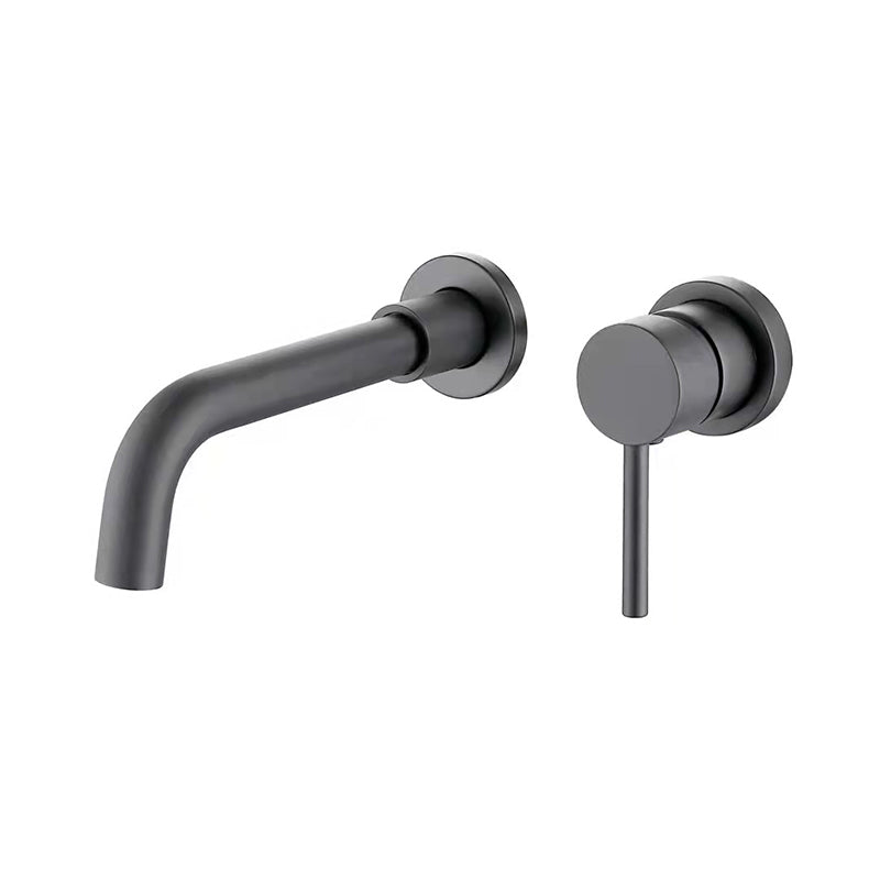 Wall Mounted Faucet Glam Style Vessel Sink Bathroom Faucet with Lever Handle