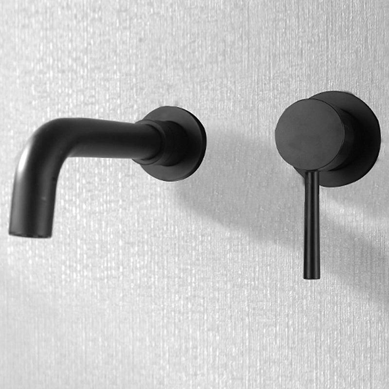 Wall Mounted Faucet Glam Style Vessel Sink Bathroom Faucet with Lever Handle