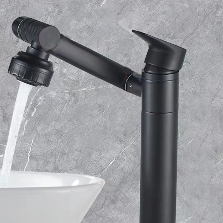 Vessel Sink Faucet Glam Style Single Lever Handle Faucet for Bathroom