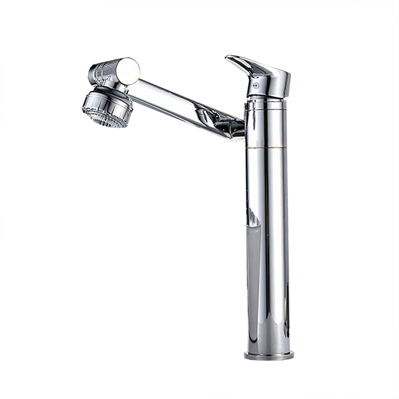 Vessel Sink Faucet Glam Style Single Lever Handle Faucet for Bathroom