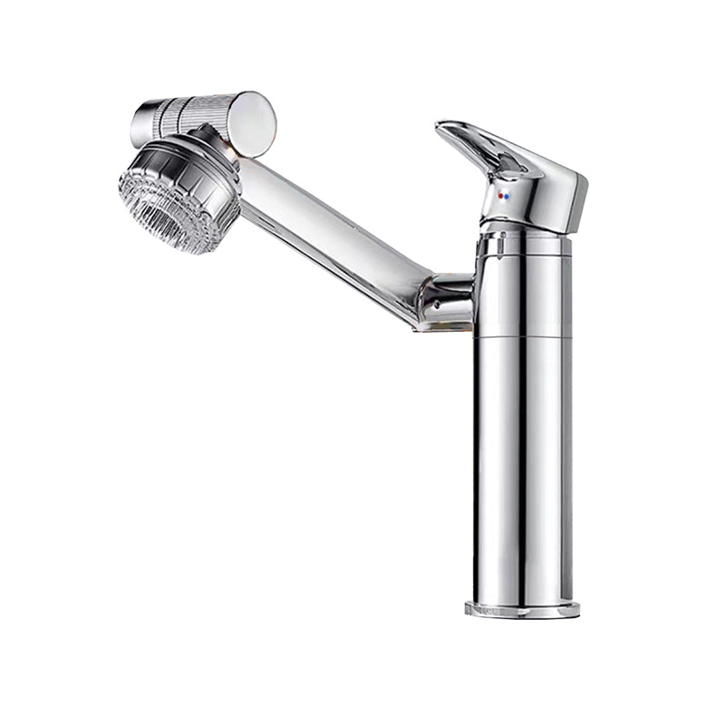 Vessel Sink Faucet Glam Style Single Lever Handle Faucet for Bathroom
