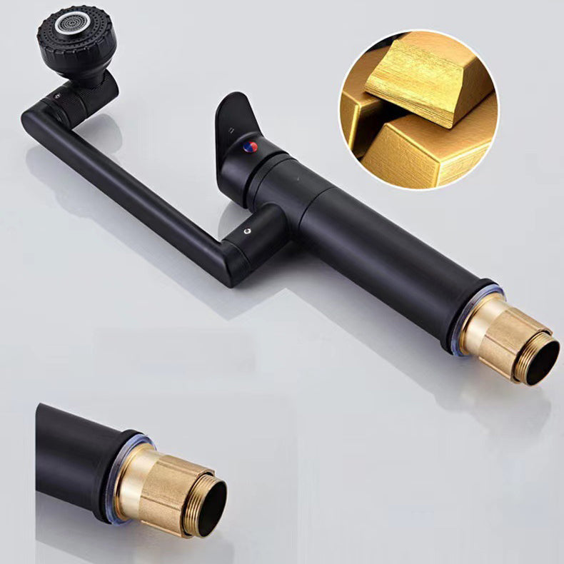 Vessel Sink Faucet Glam Style Single Lever Handle Faucet for Bathroom