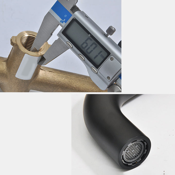 Modern Wall Mounted Sink Faucet Cross Handles Wall Mounted Faucets