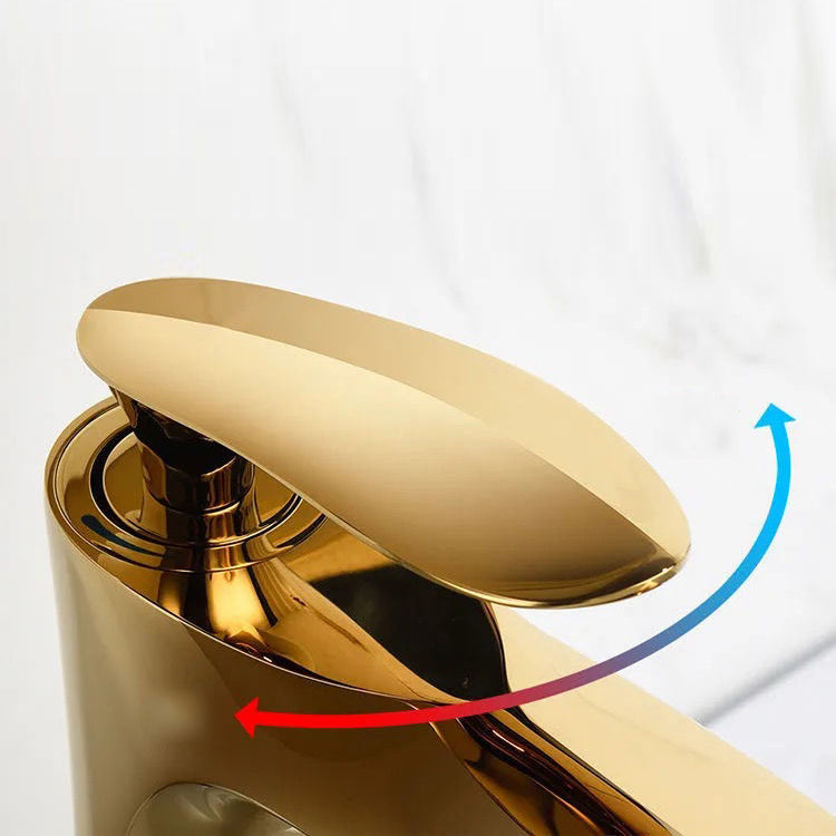 Glam Style Faucet One Lever Handle Vessel Sink Bathroom Faucet