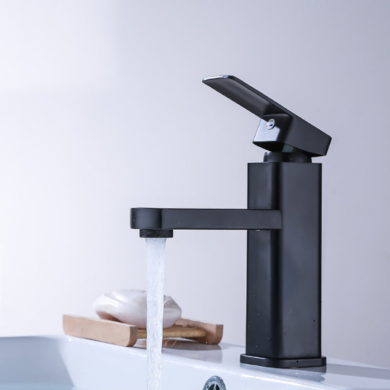 Industrial Bathroom Faucet Stainless Steel Lever Handles with Water Hose Vessel Faucet