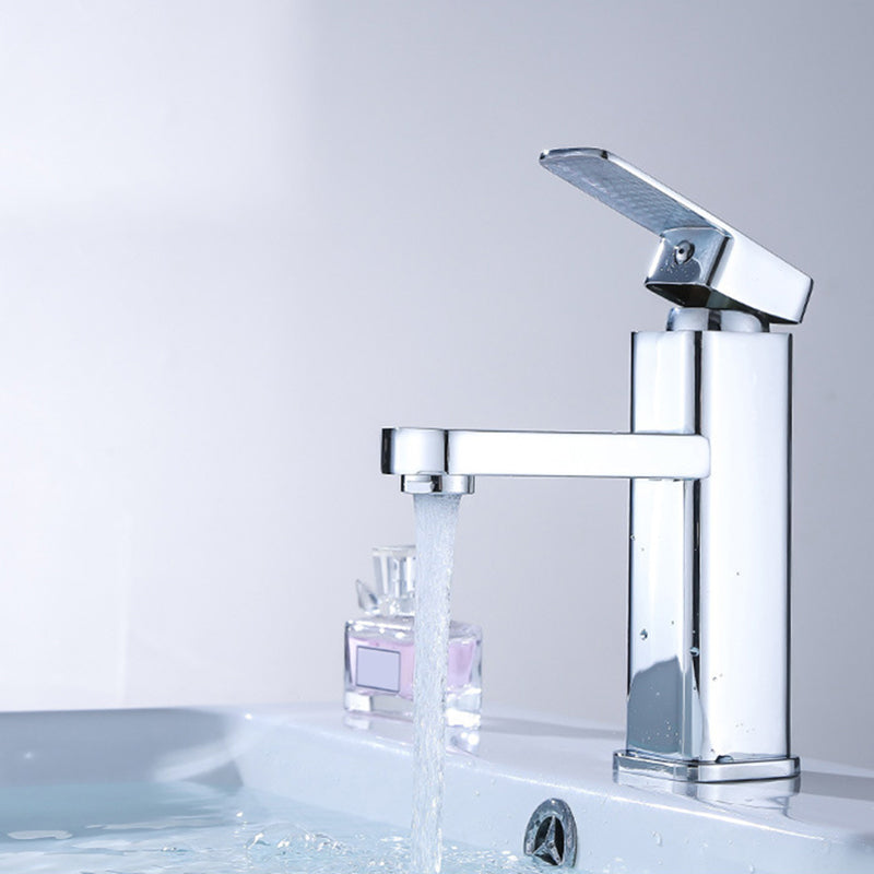 Industrial Bathroom Faucet Stainless Steel Lever Handles with Water Hose Vessel Faucet