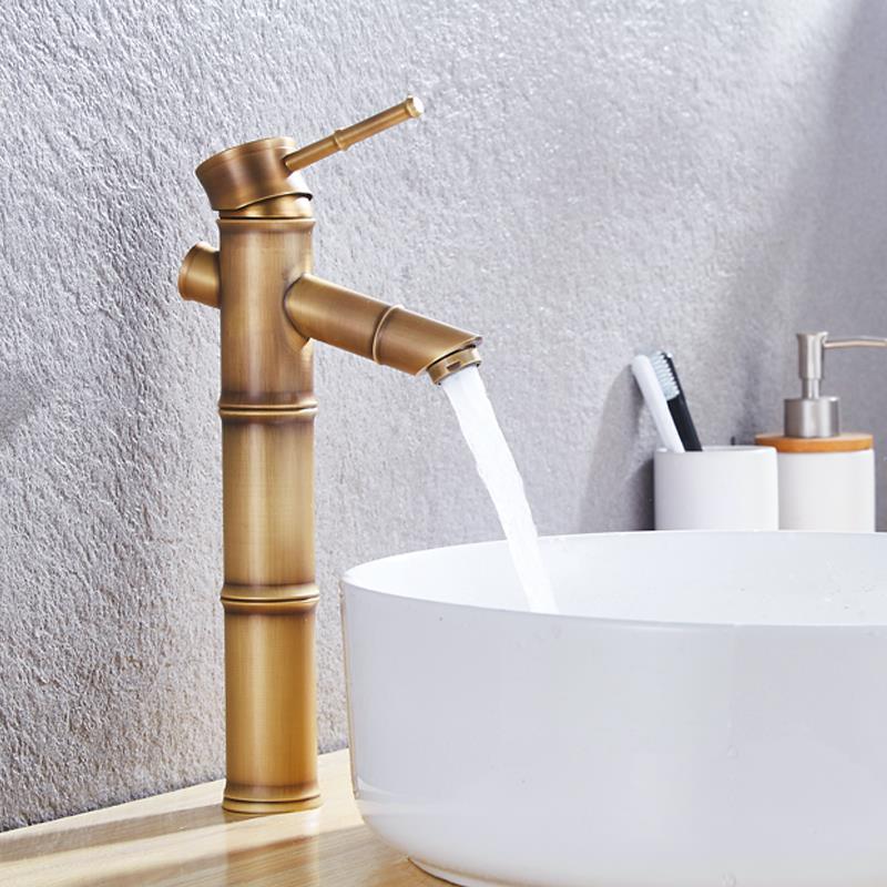 Lever Handle Farmhouse Faucet Circular Low-arc Sink Faucet for Bathroom