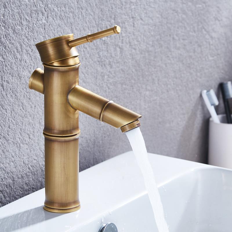 Lever Handle Farmhouse Faucet Circular Low-arc Sink Faucet for Bathroom