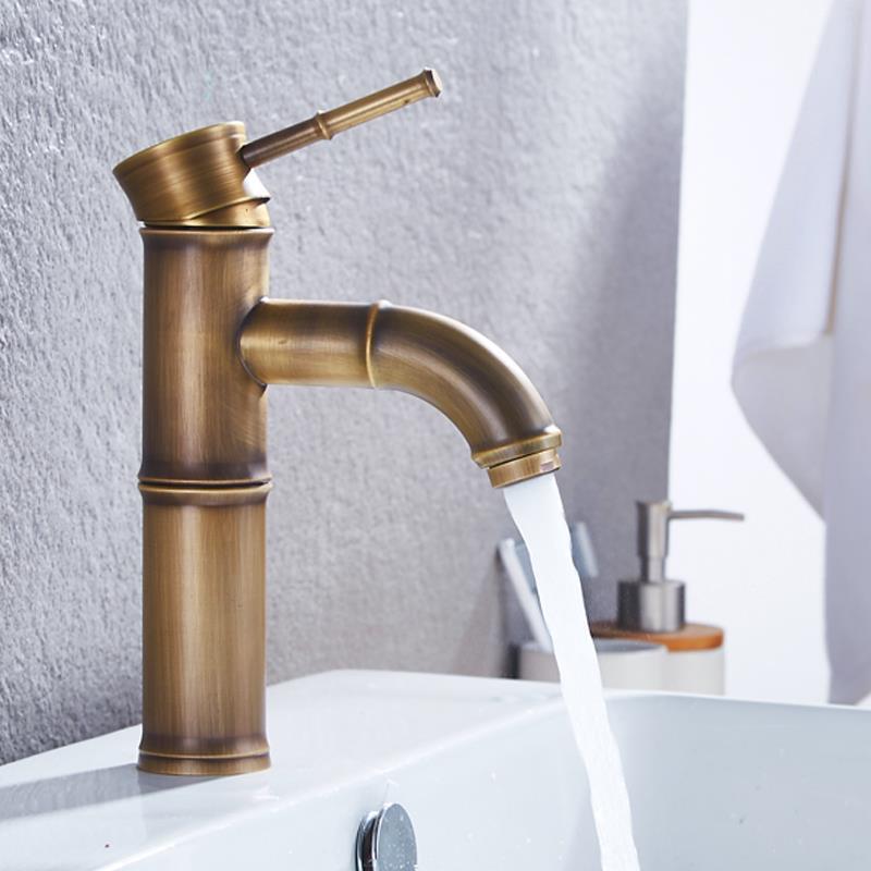 Lever Handle Farmhouse Faucet Circular Low-arc Sink Faucet for Bathroom