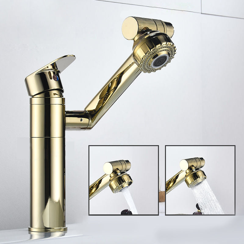 Glam Style Faucets Vessel Sink Faucet with Single Lever Handle