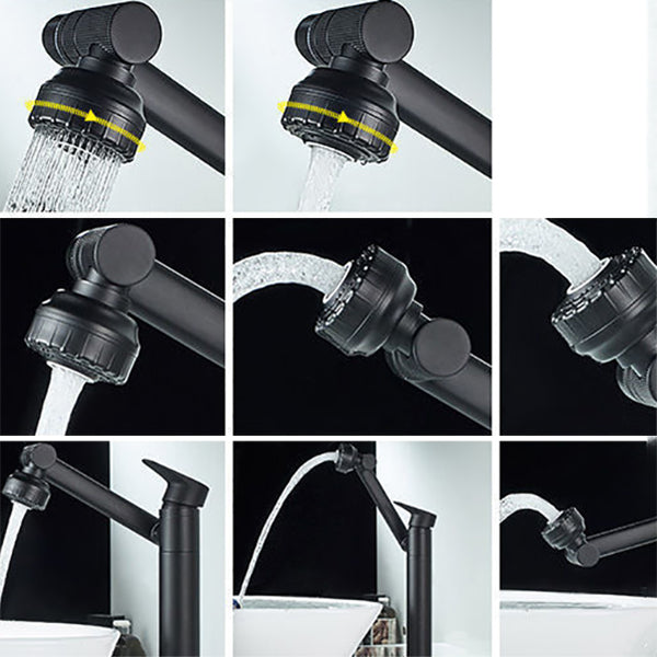 Glam Style Faucets Vessel Sink Faucet with Single Lever Handle