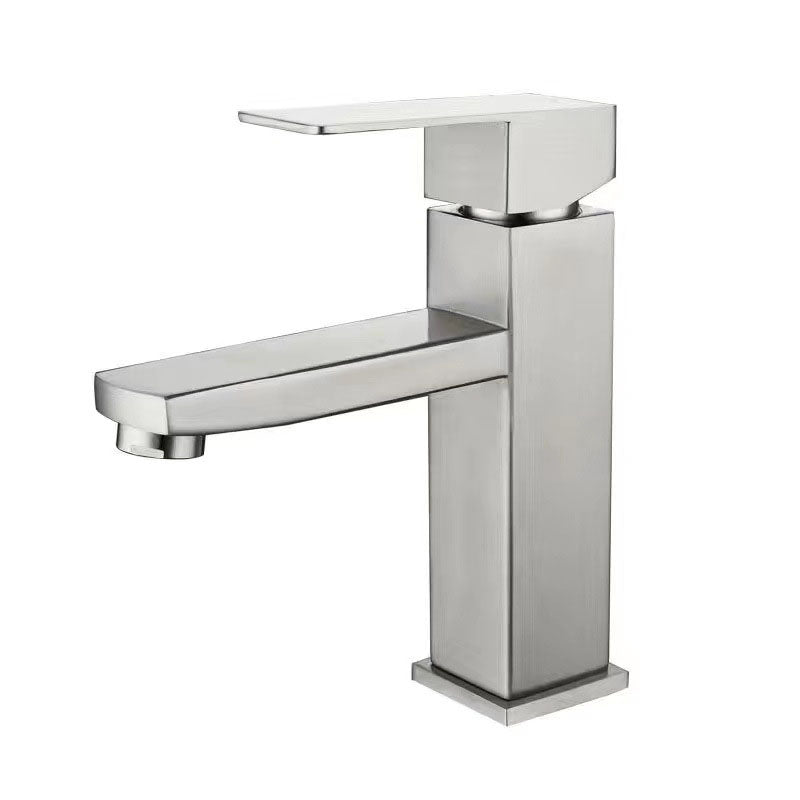 Industrial Vessel Sink Faucet Stainless Steel Lever Handles Vessel Sink Bathroom Faucet