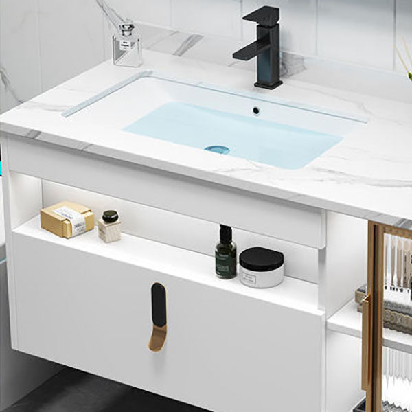 Gorgeous Sink Vanity Wall-Mounted Bathroom Vanity Cabinet with Mirror Cabinet