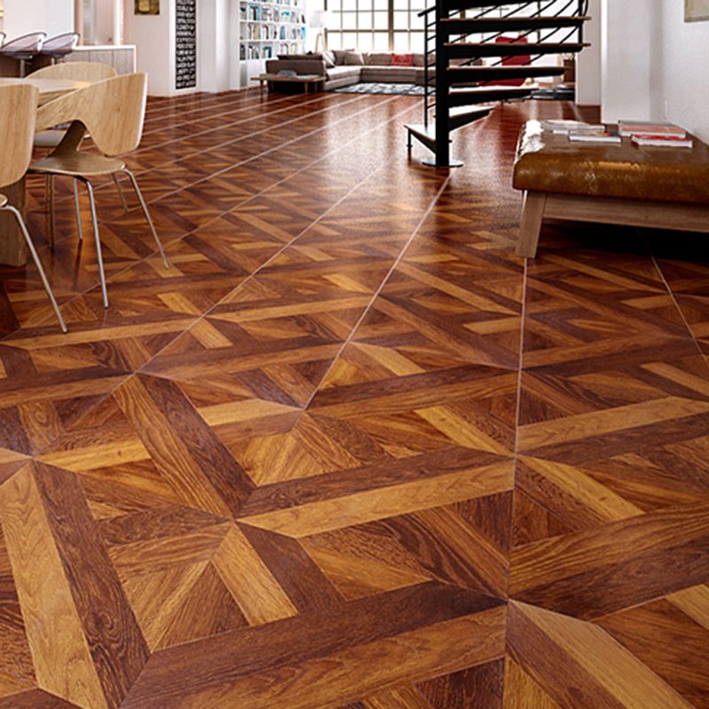 Piso laminado vintage Piso laminado de madera interior de madera para sala de estar