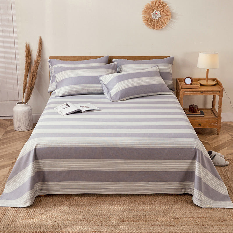 Sheet Printed Twill Cotton Breathable Fade Resistant Non-Pilling Bed Sheet