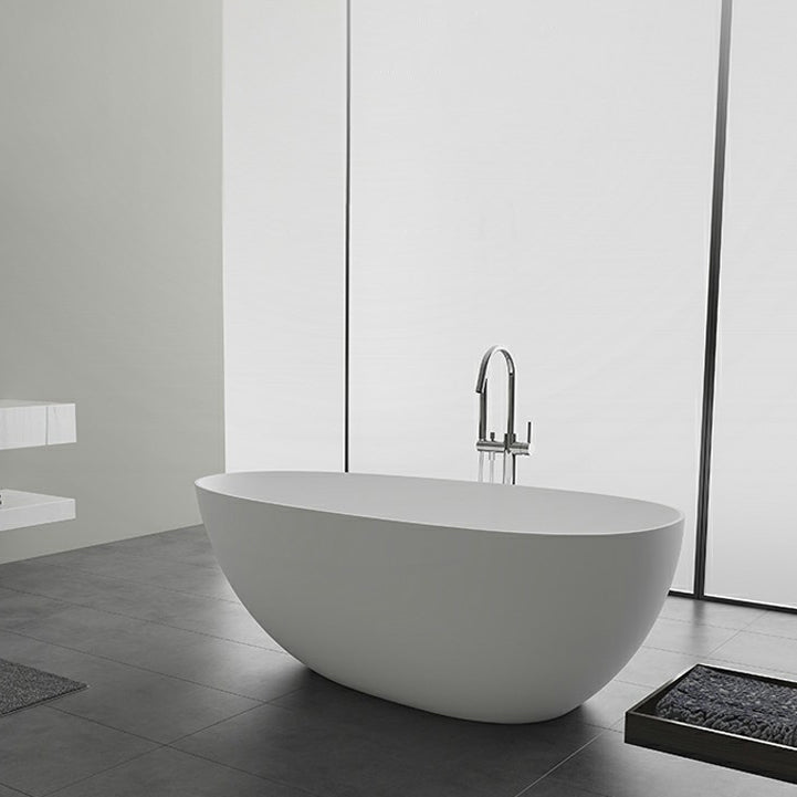 Modern Stone Soaking Bathtub Antique Finish Freestanding Bath Tub
