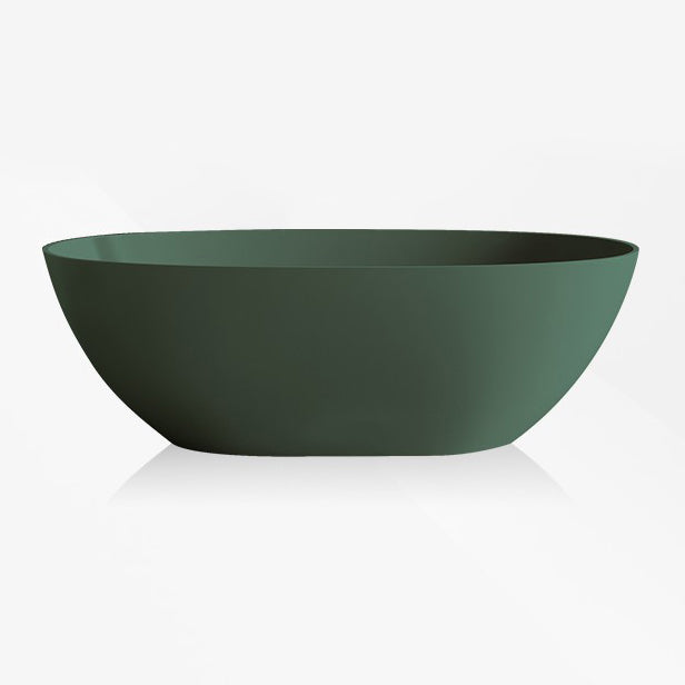 Stone Soaking Bathtub Modern Antique Finish Freestanding Bath Tub