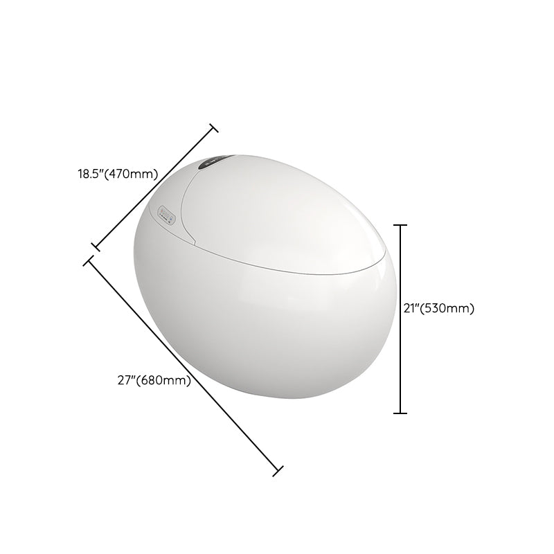 Modern Toilet One Piece Floor Mounted Flush Toilet with Toilet Seat