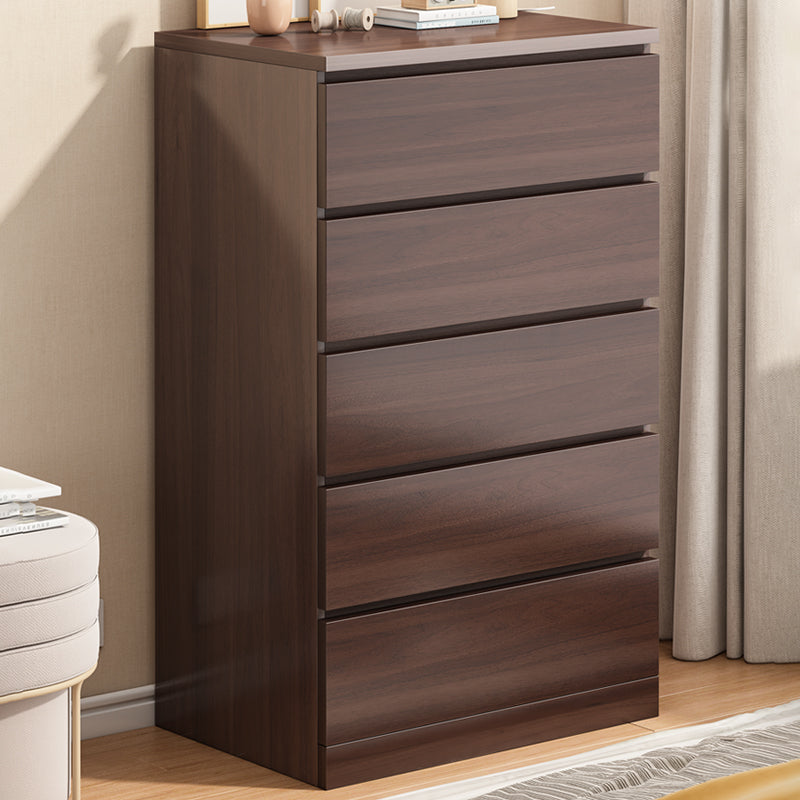 Ultra-Modern Lingerie Chest Wood Vertical Storage Chest with Drawers for Bedroom