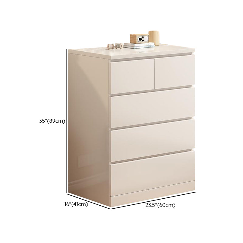 Ultra-Modern Lingerie Chest Wood Vertical Storage Chest with Drawers for Bedroom