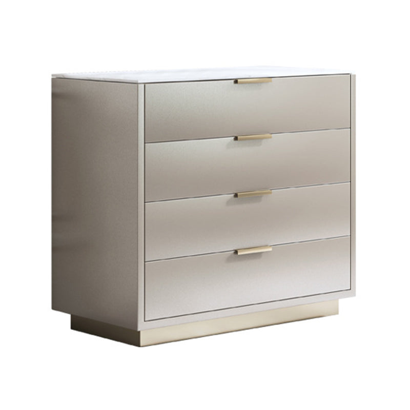 Ultra-Modern Double Dresser Solid Wood Storage Chest with Drawers for Bedroom