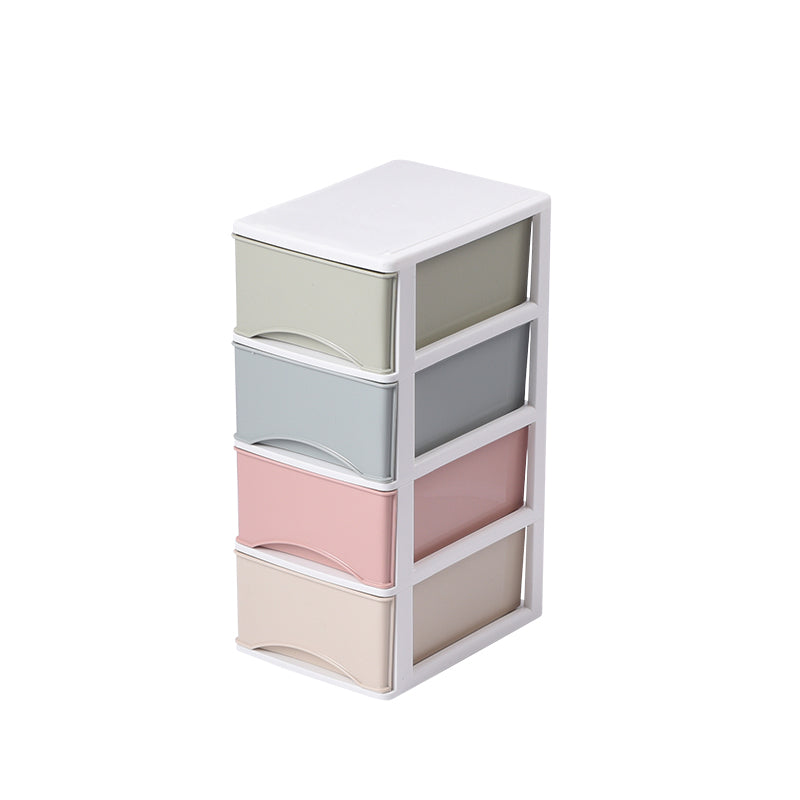 Vertical File Cabinet Color Panel Drawers Plastic File Cabinet for Home Office