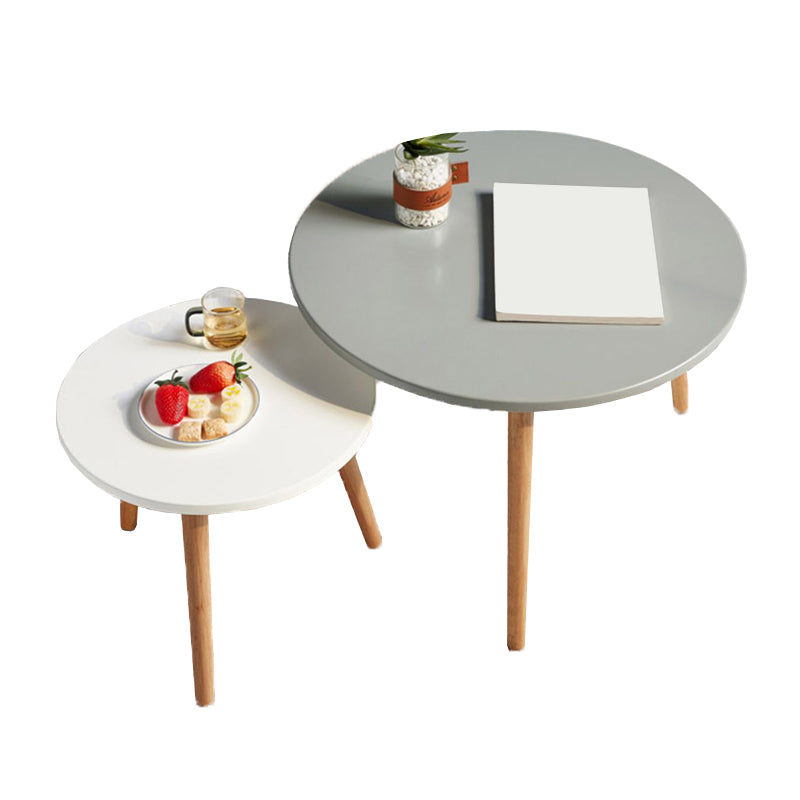 Contemporary Coffee Table Wooden Natural Coffee Cocktail Table