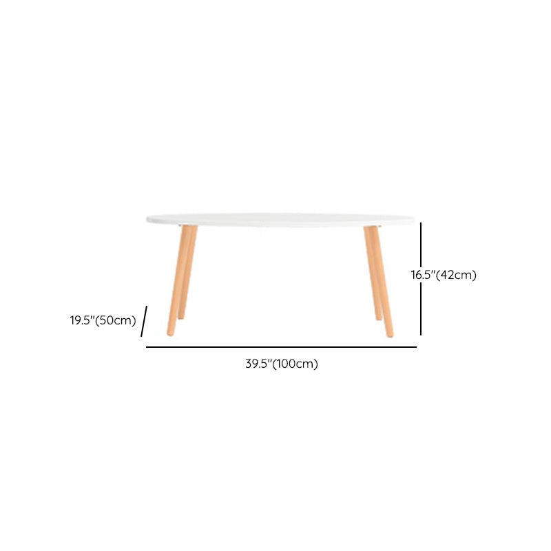 Contemporary Coffee Table Wooden Natural Coffee Cocktail Table