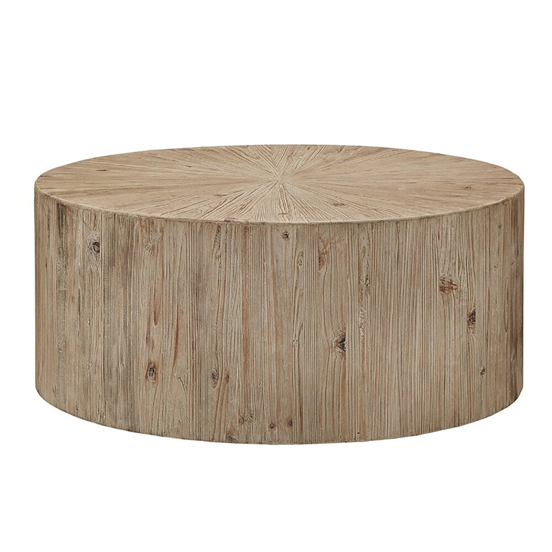 Tree Stump End Table Contemporary Wooden Side End Snack Table for Bedroom