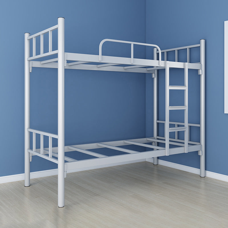 Open-Frame Bunk Bed Contemporary Iron Bed 66.93 inch High for Bedroom