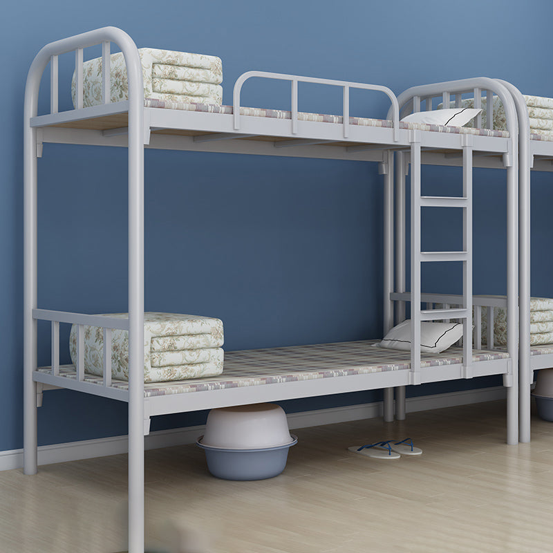 Open-Frame Bunk Bed Contemporary Iron Bed 66.93 inch High for Bedroom