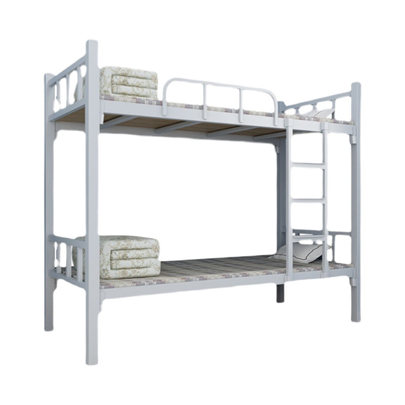 Open-Frame Bunk Bed Contemporary Iron Bed 66.93 inch High for Bedroom