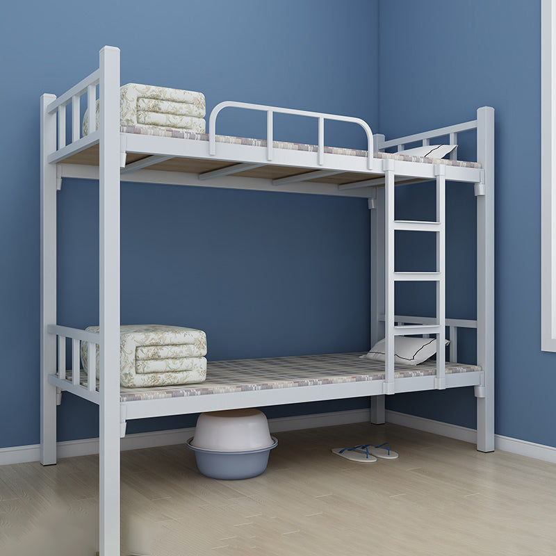 Open-Frame Bunk Bed Contemporary Iron Bed 66.93 inch High for Bedroom