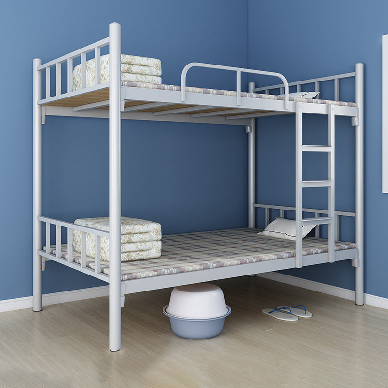 Open-Frame Bunk Bed Contemporary Iron Bed 66.93 inch High for Bedroom