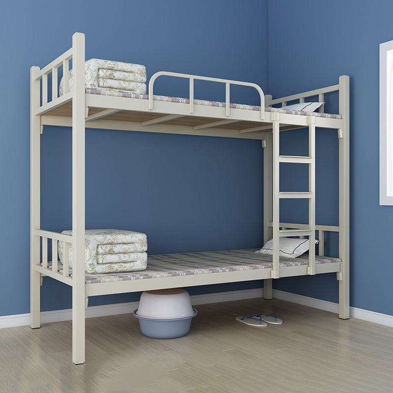 Open-Frame Bunk Bed Contemporary Iron Bed 66.93 inch High for Bedroom