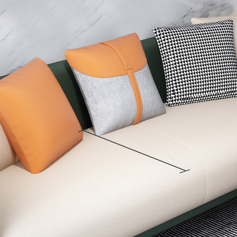 Glam Hair Pin Legs Seating Tuxedo Arm Settee for Living Room