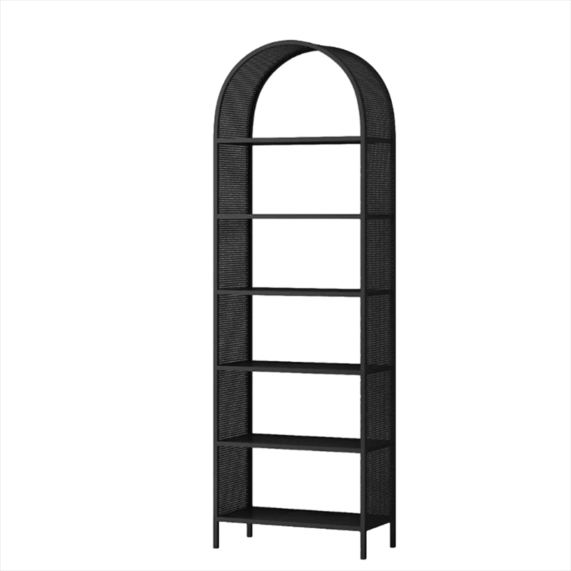 Metal Scandinavian Bookcase Standard Open Back Bookshelf with Shelves