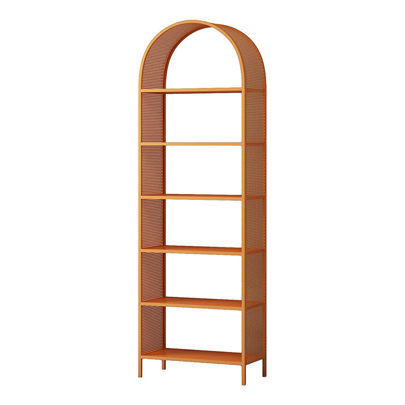 Metal Scandinavian Bookcase Standard Open Back Bookshelf with Shelves